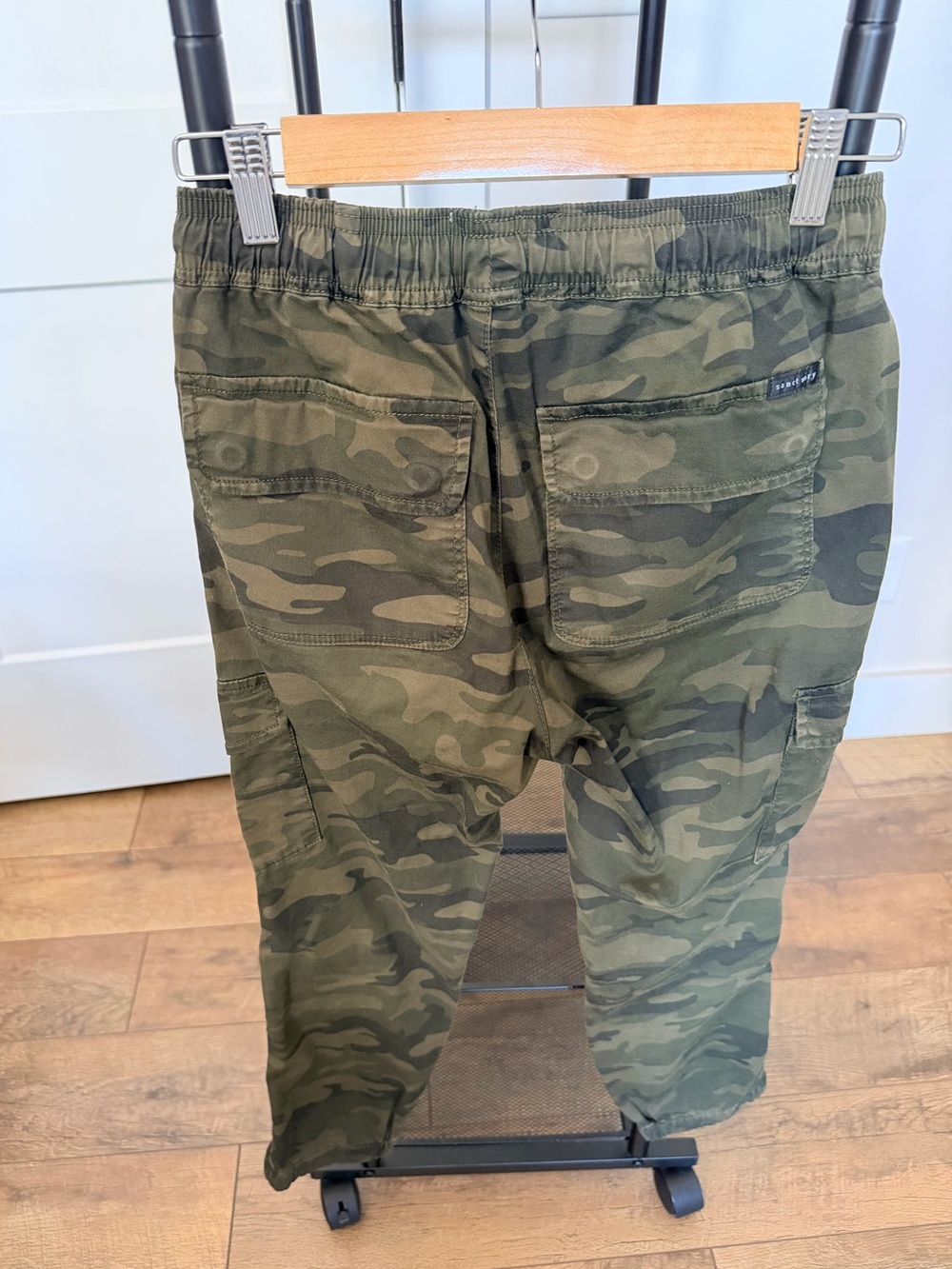 Sanctuary - Women’s Camo Drawstring Cargo Joggers - Picture 3 of 5